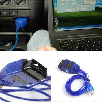 OBD2 USB VAG-COM 409.1 Vag-Com kkl Adaptér Konektor Kábla Scanner Interface pre VW Audi Seat Skoda Volkswagen Diagnostický Nástroj