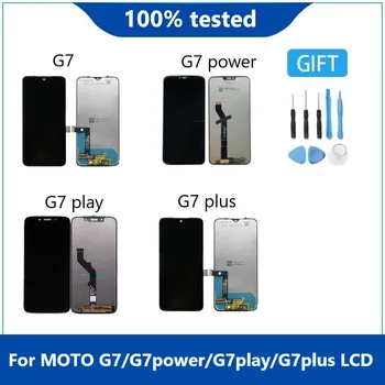 Originál Nové Pre Motorola MOTO G7 a G7 Hrať LCD Displej Dotykový Displej Digiziter Montáž Výmena Za Moto G7 Power LCD