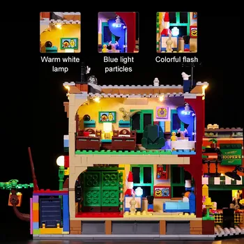 Osvetlenie Držiak pre 123 Sesame Street 21324 Stavebné Bloky Model Hračky Pre Dieťa(nemusia Zahŕňať LED Lego Set)