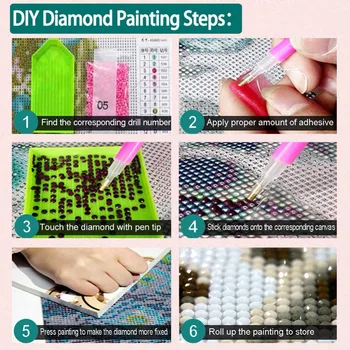 ParNarZar 5D DIY Diamond Súpravy Maľovanie - Deer - Pre Domáce Dekorácie na Stene