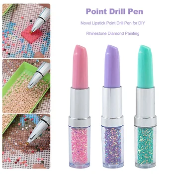 Praktické Bod Vŕtať Pero DIY Kamienkami Obrázky Plastové Ceruzky pre Novinka Rúž Diamond Maľovanie Príslušenstvo