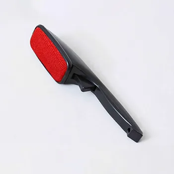 Pre Oblečenie Otočná Suché Čistenie Kief na Odstránenie Prachu, Odstraňovanie Chĺpkov Kefky Multi Účel ABS Plast/nepúšťa vlákna Black Red 1Pcs