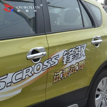 Pre Suzuki Swift Vitara SX4 S-Cross S Cross 2012 2013 2016 2018 vysokokvalitného ABS Chrome Dverí Rukoväť Kryt ,auto zahŕňa