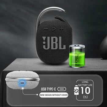 Pôvodné Jbl Klip 4 Bluetooth Prenosný Reproduktor, Subwoofer Vonkajší Reproduktor Mini Reproduktor Ip67 Prachotesný A Vodotesný