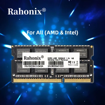 Rahonix DDR3 2GB 4GB 8GB 1333MHz 1600MHz memoria 1,5 V Notebook RAM 204Pin Notebook Pamäť so-DIMM Intel&AMD