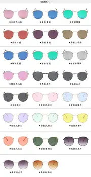 Retro Okrúhle slnečné Okuliare pre Ženy 2021 Nové Módne Harajuku Street Style Tieni Slnečné Okuliare Ročníka Vysokej Kvality UV400 Okuliare