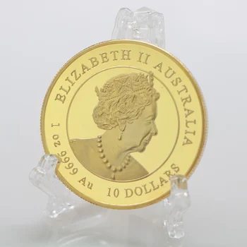 Rok Potkana Austrália Pozlátené Strieborné Pamätné Mince, Medaily 1 oz Mince Odznak