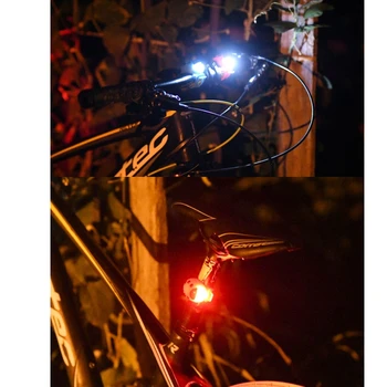 Roztomilý Kreslený Lienka-Tvarované Deti Scooter Svetlá, Nepremokavé Cyklistické Svetlometov a koncových svetiel Rôzne Farby Posuvné Bicykli