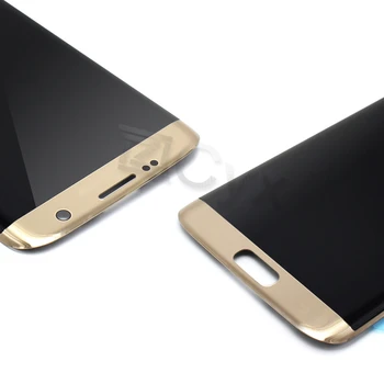 S Napáliť Tieň Pre SAMSUNG Galaxy S7 okraj LCD Displeja Dotykový Displej G935f LCD Digitalizátorom. Montáž G935 G935A Obrazovke Náhradné