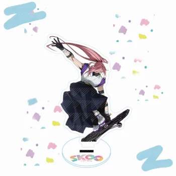 Skateboard Anime SK∞ SK8 Infinity Akryl Keychain Reki Kyan Langa Hasegawa Miya Cherry Blossom Joe Stojan Model Doska Držiak