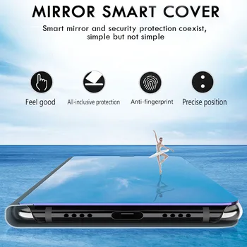Smart mirror flip puzdro Pre vivo y31 magnetický stojan, kryt telefónu Pre VIVO Y31 vivoy31 y 31 31y vivo-y-31 6.58