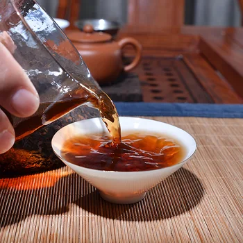 Staré Pu ' er, Čaj 357g Čínsky Čaj 2018 Rok Yunnan Zrelé Pu'erh Čaj vo Veku Shu Pu-erh Najlepšie bio Čaj Pre schudnúť Zdravie Potravín