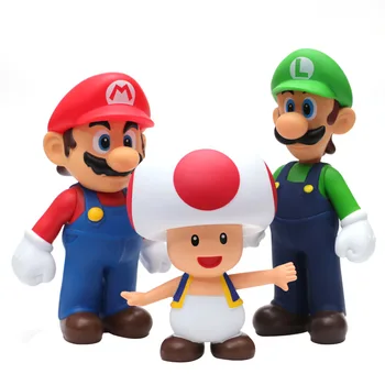 Super Mario Hračky Mario bros Luigi Odyssey Postavy Mario Bros Akčné Figúrky Mario PVC Hračky Údaje Super Mario Anime Obrázok Modelu