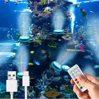 USB Nabíjateľné Magnetické Ponorné Led Svetlá RGBW Podvodné Svetlá Nepremokavé Bazén, Rybník Svetlá pre Akvárium Váza
