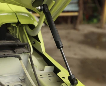 Vhodné pre Suzuki Jimny 2019 2020 2021 Auto Doplnky z Nerezovej Ocele, Čierny Motor, Kapota Šok Vzpery Klapky Zdvihákov Nové 2ks