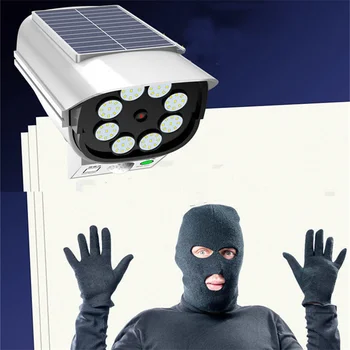 Vonkajšie Slnečné Svetlo Zlodej Strach Svetlo Imitácia Vydávať Falošné Monitor Ľudské Telo Indukčné Solárne Nabíjanie Lampa Hot THB5023