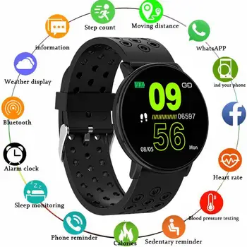 W8 Smart Hodinky Kolo Ženy Nepremokavé Smartwatch Muži Ženy Fitness Sledovanie Krvného Tlaku Monitor pre Android IOS Smart Hodiny