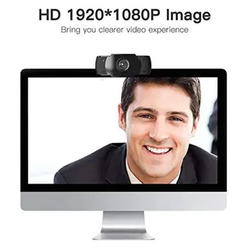 Webová Kamera 1080P HD Mikrofón Webkamera USB, Plug And Play pre PC Počítač pre Školského Úradu Pracovné Dekorácie Veľkoobchod