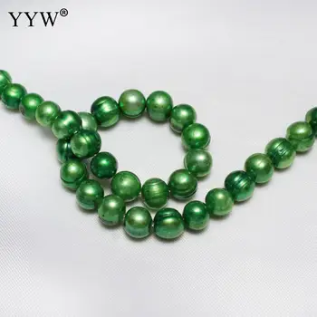 Zelenej Perly Veľkoobchod Zemiakov Sladkovodné Perly Korálky Pre Šperky, Takže DIY Náhrdelník Náramok Príslušenstvo Šperky