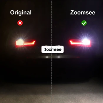 Zoomsee 2Pcs White Reverse LED For Toyota Yaris Corolla Proace Avensis Verso Canbus Exterior Backup Rear Tail Bulb Light Parts