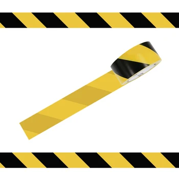 1 Role Pásky Výstražné Pásky Roll Lepidlo Označenie Bariéru Bezpečnosti Poschodí Ce Označovanie Značenie