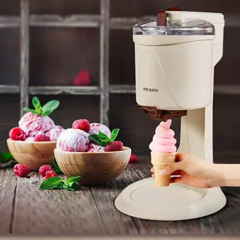 1000ml Mini Mäkké Ovocie Podávame Zmrzliny Stroj pre Domáce Elektrické DIY Kuchyňa ice Cream Maker Plne Automatické pre Dieťa