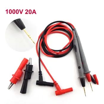 1000V/20A Multi Meter Test vedie Sondy multimeter Tenký Hrot Ihly kábel pero pre Digitálny Multimeter Tester Voltmeter univerzálny