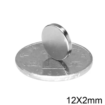 100~500pcs 12x2 mm Trvalé Kolo Magnet 12mmx2mm Neodýmu N35 Magnet Dia 12x2mm Chladnička s Mini Silné Magnetické Magnety 12*2 mm