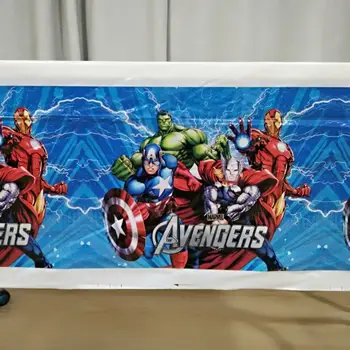 108 cm*180 cm Avengers Dekorácie Superhrdina Strana navrhne Obrus Pre Deti Narodeniny Festival Jednorazové obrus nastaviť
