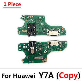 10pcs/Veľa Nabíjačku USB Nabíjací Port Flex Kábel Pre Huawei Y5 Y6 Pro Y7 Y8 Y9 P Prime Y7A Y9S Y6P Y8S Y8P Y7P Y6S P40 Lite 5G E