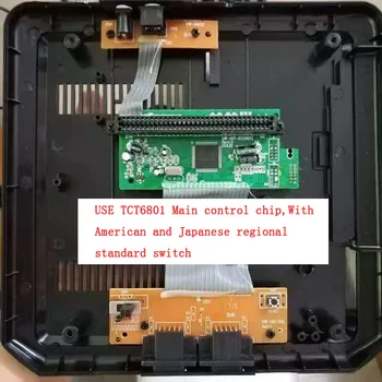 16-bitové SEGA MD2 Video herná Konzola s USA a Japonsku Prepínač Režimu,pre Pôvodnej SEGA rukoväte Vývozu Rusko s 830 1 hry