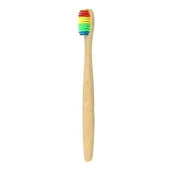 1PCS raz Kefka Prírodného Bambusu Zubná Kefka Zuby, Zubné Bambusové drevené Uhlie Ústne Eco Nastavenie Starostlivosť o Mäkké Štetiny Toothbrushe X0N3