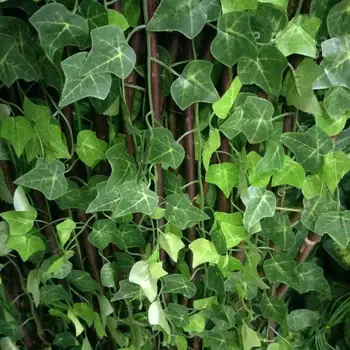 2.1 M Dlhé Umelé Rastliny Zelené Listy Brečtanu Umelé Viniča Domov Svadobné Bar Visí Rastliny Falošné Parthenocissus Lístie, Lístia