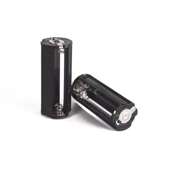 2 ks Batérie, Držiak na 3 x 1,5 V AAA Batérie Baterky Baterky 53 x 21 mm Black batéria prípade Úložný box