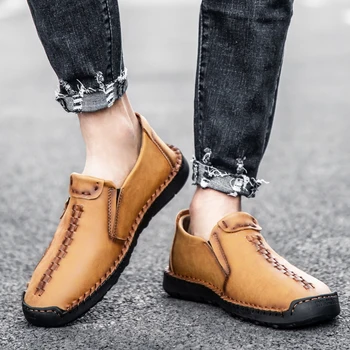 2021 lete pánske topánky nové módne členkové topánky trend pánske topánky priedušná náradie topánky Joker protišmyková obuv
