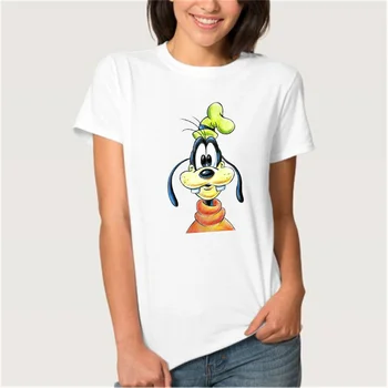 2021 Letnú Zábavu Nové Disney Trestného Série Daisy Kačica Tlače T shirt Ženy Harajuku Cartoon Príležitostné Voľné Topy Tee Tričko Femme