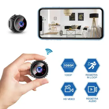 2021 Mini 1080P Bezdrôtové Kamery WiFi Baby Monitor Home Security Dohľadu Opatrovateľka Fotoaparátu v Reálnom čase Odosielať Mini Kamery