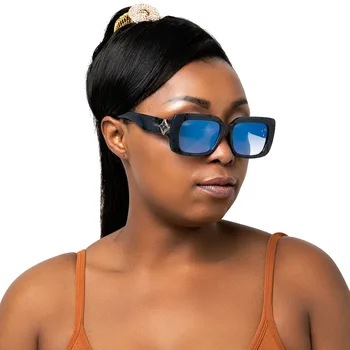2021 Nové Retro Obdĺžnik slnečné Okuliare Ženy Muži Námestie Luxusný Dizajn Značky Vintage Farby Slnečné Okuliare Unisex Eyeware UV400 Darček