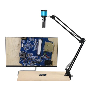 21MP 1080P FHD Digitálny Mikroskop 150X C-Mount Objektív, HDMI, USB Priemyselné Mikroskopom Fotoaparát Telefónu na Opravu Spájkovanie