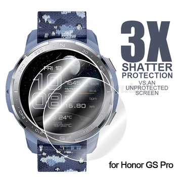 3 ks Tvrdeného Skla Screen Protector pre Česť Sledovať GS Pro 9H Smart hodinky Ochranu Skla film pre Česť Sledovať Magic 2 46 mm