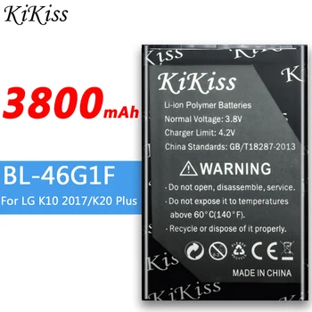 3800mAh BL-46G1F Batéria Pre LG K10 2017 Verzia K20 Plus K425 K428 K430H m250 MS250 X400 TP260 BL 46G1F Batériu Mobilného Telefónu