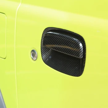 6 KS Auto Bočné Dvere Zadné Ostrohové kľučky Dekorácie Kryt Auto Nálepky na Suzuki Jimny 2019 2020 Príslušenstvo