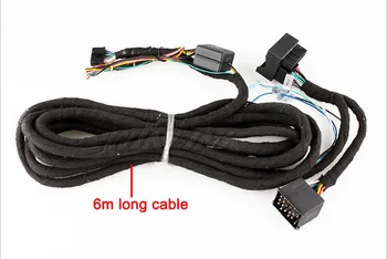 6m napájací kábel pre BMW E39 E46 E53 X5, auto dvd