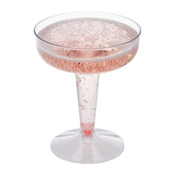 6pcs Nové Plastové Martini Šampanské Koktejlové Poháre Domov A bývanie Jednorazové Pevného Koktejlové Poháre pre Strany, Svadobné Bufety