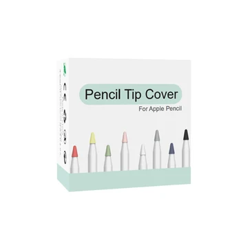 8 Ks Ceruzka na Apple Pero Tip ochranný kryt 1 2 Generácie Univerzálny Silikónový Ochranný Kryt, Ipad Spp Smart Príslušenstvo