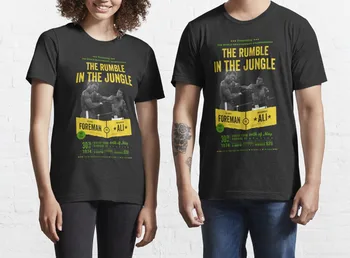 Ali vs Predák Rachot v Džungli pánske T-shirt Najvyššej Kvality bavlny tlače krátky rukáv mužov tričko bežné Teórie mens Tshirt