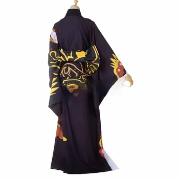Anime Démon Vrah Kimetsu č Yaiba Cosplay Kostýmy Kibutsuji Muzan Cosplay Kostým Ženy Kimono Uniformy Oblečenie, Šaty, Parochne