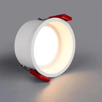 Anti-glare led downlight pozornosti vložené domov chodby, vchod stropné svetlo stropné skryté ultra-tenké downlight otvor lig