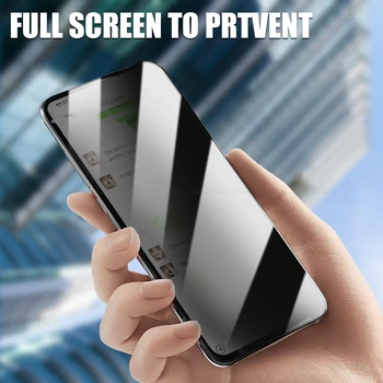 Anti-spy Peeping Screen Protector Pre iPhone 8 7 6 6 Plus 12 11 Pro mini SE 2020 XS Max X XR ochrany Osobných údajov Tvrdeného Skla Film Kryt