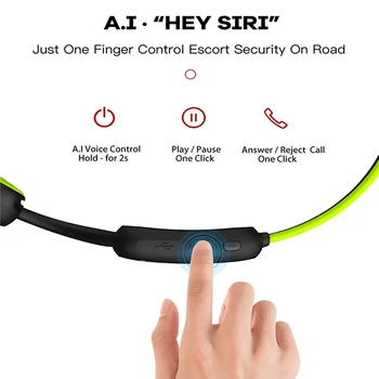 Bezdrôtový Bluetooth Headset OPENEAR Sólo AS1+ Kostné Vedenie Športové Kontakt Slúchadlá s MIKROFÓNOM pre Všetky Smartphone